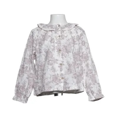 Bluse (Hvid, Brun) fra Newbie by KappAhl Bomuld