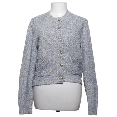 Strickjacke (Blau, Weiß) von Holly & Whyte by Lindex Acryl, Baumwolle, Polyamid