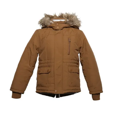 Winter jacket (Brown) from Juniors Acrylic, Polyamide, Polyester