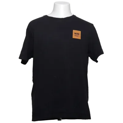 T-shirt (Zwart) van Wood Wood Katoen