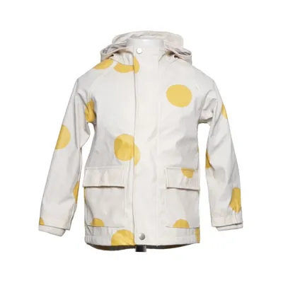 Regnjakke (Hvid, Gul) fra Topolino Bomuld, Polyester, Polyurethan