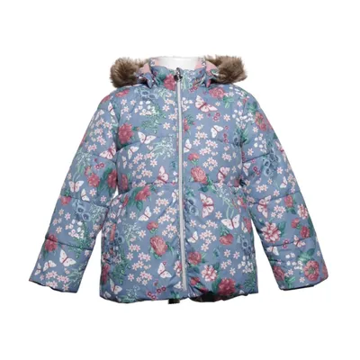 Vinterjacka (Blå, Flerfärgad) från Lindex Kids Polyester