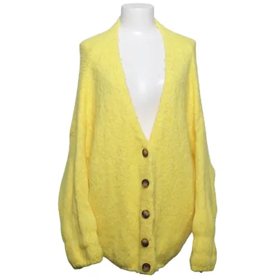 Cardigan (Gul) fra V Milano Akryl, Mohair, Polyamid, Uld