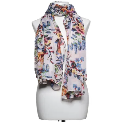 Shawl (White, Multicolored) from Poetry Polyester