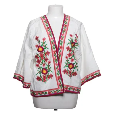 Jacket (White, Multicolored) from Yargici Cotton