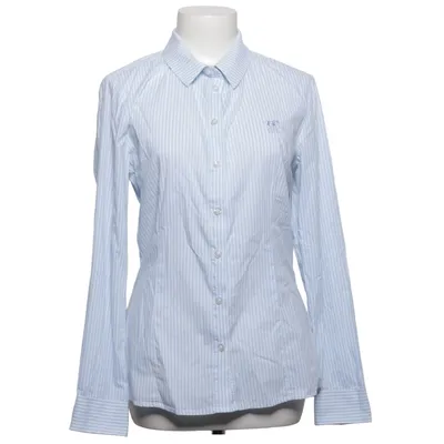 Shirt (Blauw, Wit) van Polo Sylt Katoen, Elastaan, Polyamide