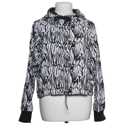 Hoodie (Black, White) from Fila Cotton, Elastane