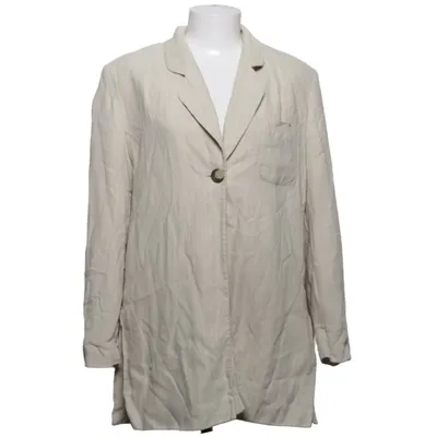 Blazer (Beige) de Modern Woman Acétate, Lin, Viscose