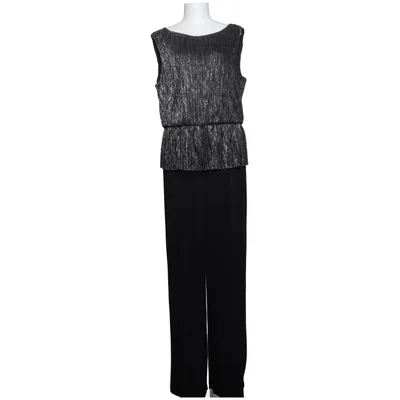 Jumpsuit (Zwart, Grijs) van Connected Apparel Elastaan, Metallvezel, Polyester