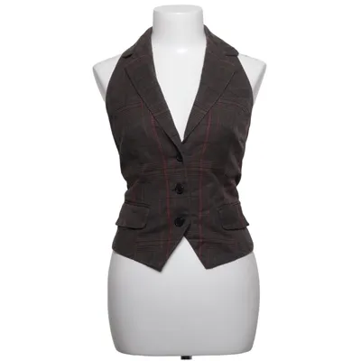 Kostuumgilet (Bruin, Rood, Meerkleurig) van Cue Katoen, Polyester, Viscose