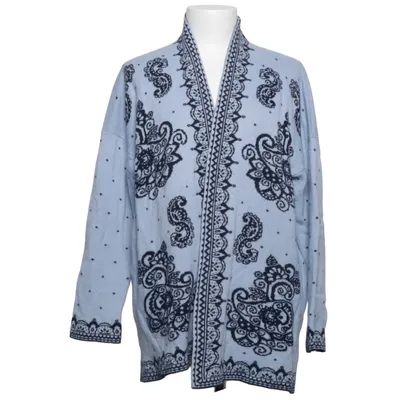 Cardigan (Bleu, Noir) de Mou Cachemire, Polyamide, Viscose, Laine