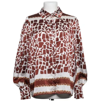 Bluse (Brun, Hvid) fra Golden Live Polyester