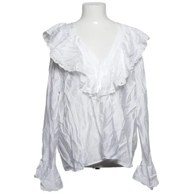 Blouse (Wit) van H&M Viscose, Polyester