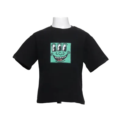 T-shirt (Svart, Grön) från Keith Haring Bomull