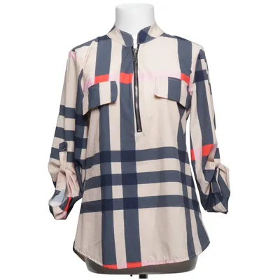 Blouse (Beige, Blauw, Rood) van Styleboom