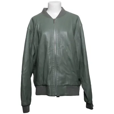 Veste en cuir (Vert) de Lfdy Cuir, Polyester