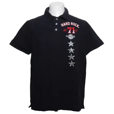 Polo (Noir) de Hard Rock Coton