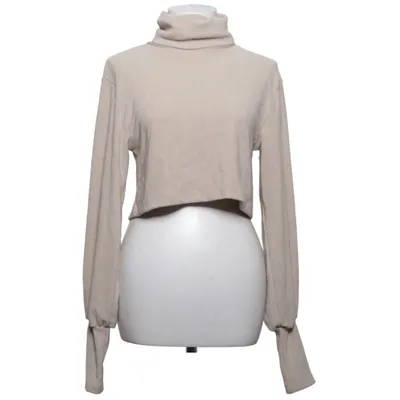 Pul à col roulé (Beige) de NA-KD Reborn Élasthane, Polyester, Viscose