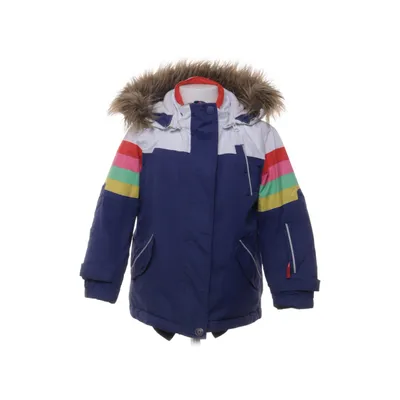Ski-jas (Blauw, Meerkleurig) van Boden Acryl, Imitatiebont, Polyamide, Polyester