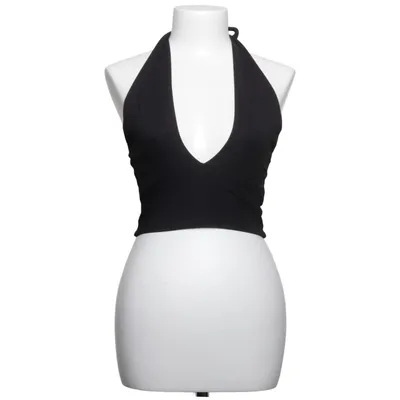Haltertop (Zwart) van Stradivarius Elastaan, Polyester