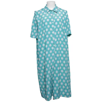 Robe chemise (Bleu, Blanc) de David