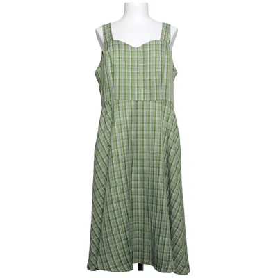 Klänning (Grön, Vit, Flerfärgad) från Banned Retro Bomull, Polyester, Viskos