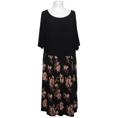 Kjole (Sort, Flerfarvet) fra Anna Field Curvy Elastan, Viscose