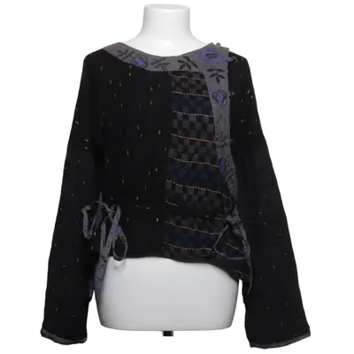 Omlottblus (Svart, Blå, Grå) från Gudrun Sjödén Bomull, Viskos