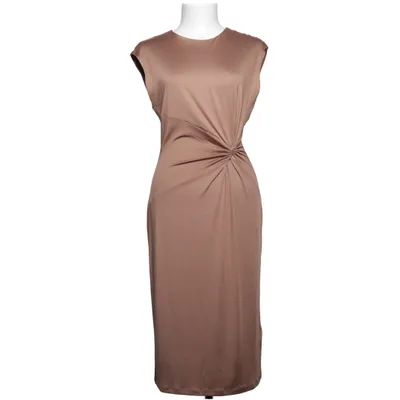 Jurk (Bruin) van H&M Modern Classic Polyester, Elastaan