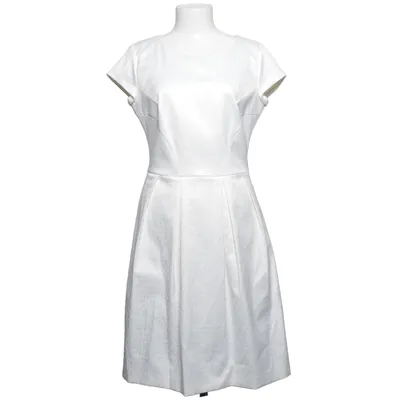 Kleid (Weiß) von Hugo Boss Baumwolle, Cupro, Elasthan, Polyester
