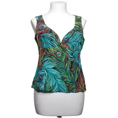 Top (Blue, Pink, Multicolored) from Nanette Lepore Acetate, Silk