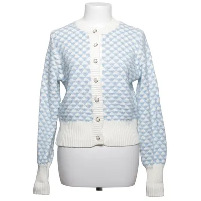 Kofta (Blå, Vit) från Karen by Simonsen Akryl, Alpackaull, Bomull, Metallfiber, Polyamid