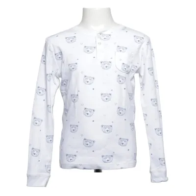 Långärmad t-shirt (Vit, Blå) från Marie Chantal Bomull