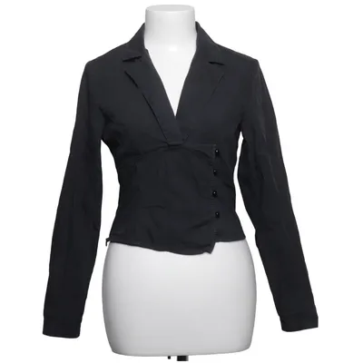 Blazer (Black) from PrettyLittleThing Cotton, Polyester