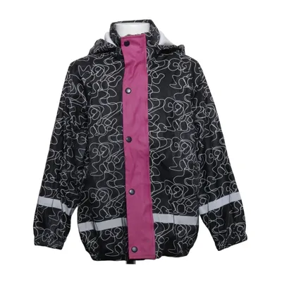 Regnjacka (Svart, Vit, Rosa) från Rainbusters Polyester, Polyuretan