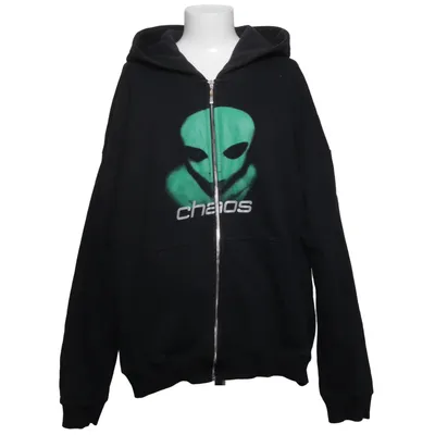 Sweat à capuche (Noir, Vert) de Chaos Coton, Polyester