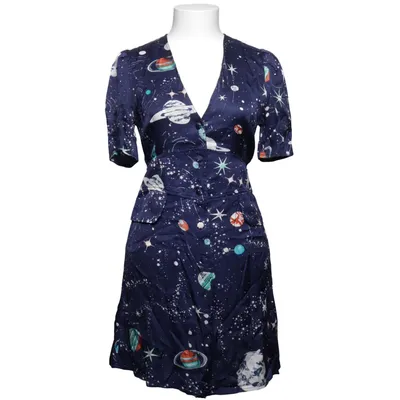 Robe (Bleu, Multicolore) de Rixo Viscose