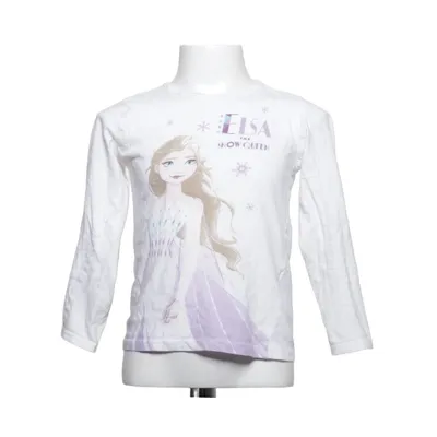 Långärmad t-shirt (Vit, Lila) från Disney Frozen Bomull