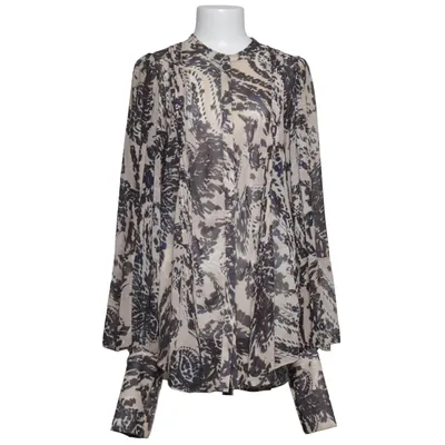 Bluse (Beige, Sort, Blå) fra H&M Studio Polyester