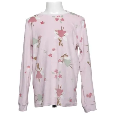 T-shirt à manches longues (Rose, Multicolore) de Yigga Élasthane, Polyester