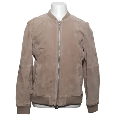 Bomber jacket (Beige) from King x Jofama Leather, Polyester