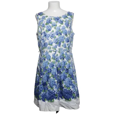 Jurk (Blauw, Wit, Groen) van Oasis Katoen, Elastaan, Polyester