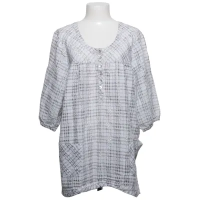 Blouse (White, Gray) from Zhenzi
