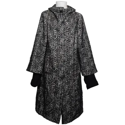 Manteau (Noir, Blanc) de Evelin Brandt