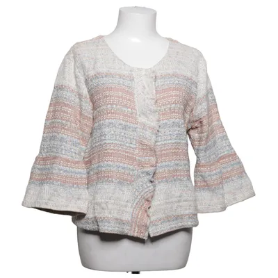 Cardigan (Beige, Multicolored) from Le Comte Acrylic, Cotton, Metallic fiber, Viscose