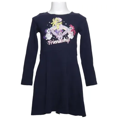 Jurk (Blauw, Meerkleurig) van H&M Hasbro Katoen, Elastaan