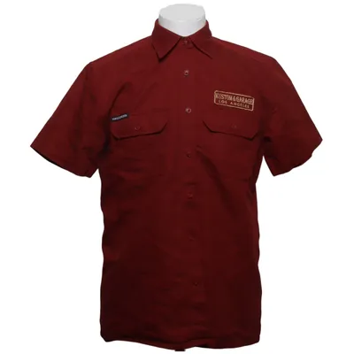Arbetsskjorta (Röd) från Kingkerosin Bomull, Polyester