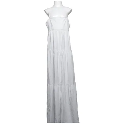 Långklänning (Vit) från H&M Bomull