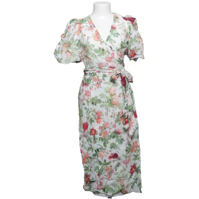 Omlottklänning (Vit, Flerfärgad) från Gina Tricot Polyamid, Polyester, Viskos