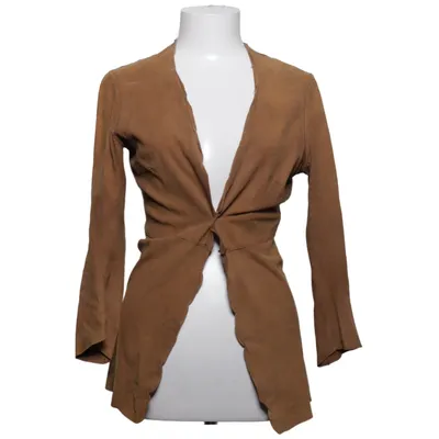 Veste en cuir (Marron) de Viola Cuir